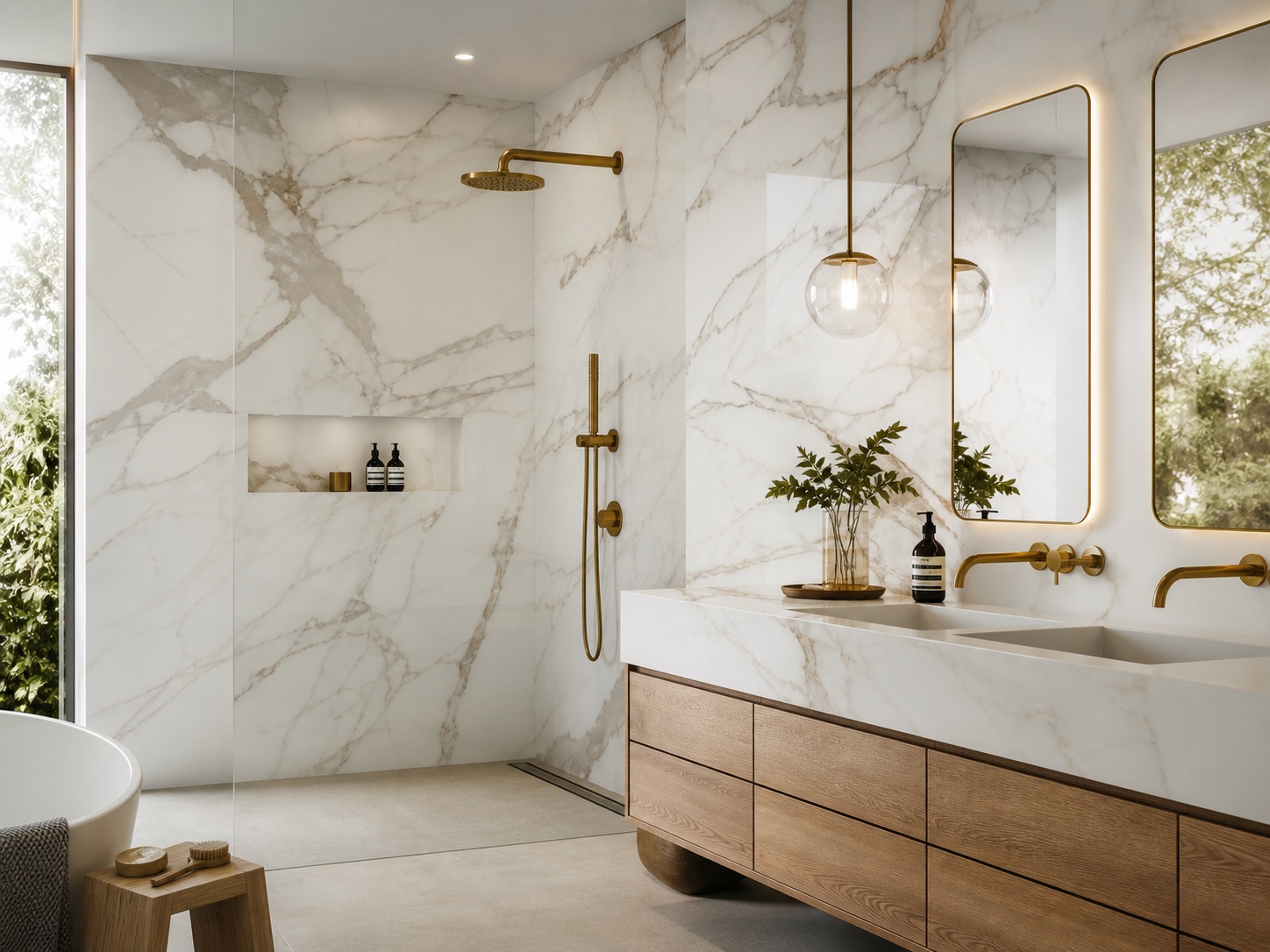Calacatta · elegante Kontinuität